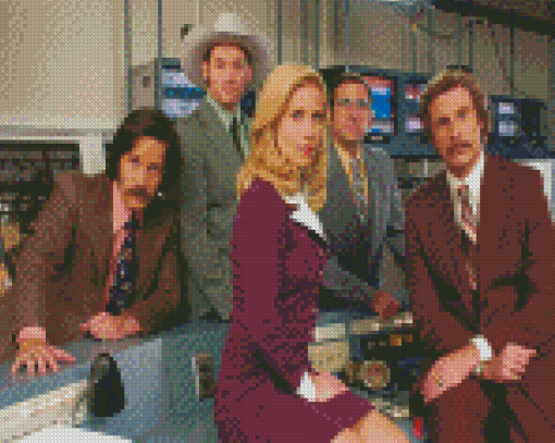 Aesthetic Anchorman Diamond Painting