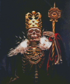 Skeleton King Diamond Painting