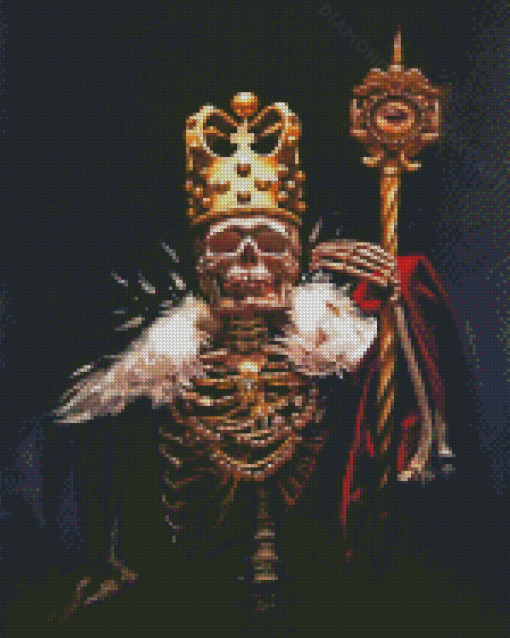 Skeleton King Diamond Painting