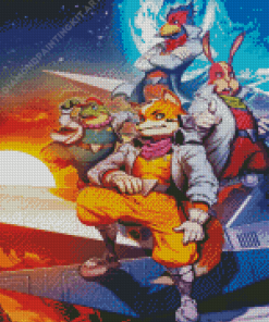 Star Fox Diamond Painting