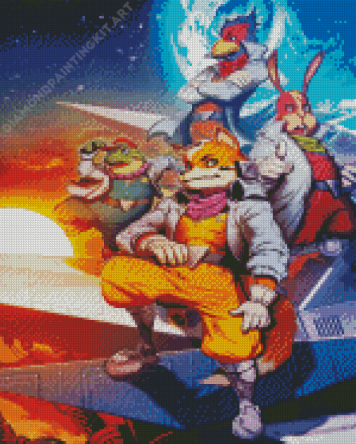 Star Fox Diamond Painting