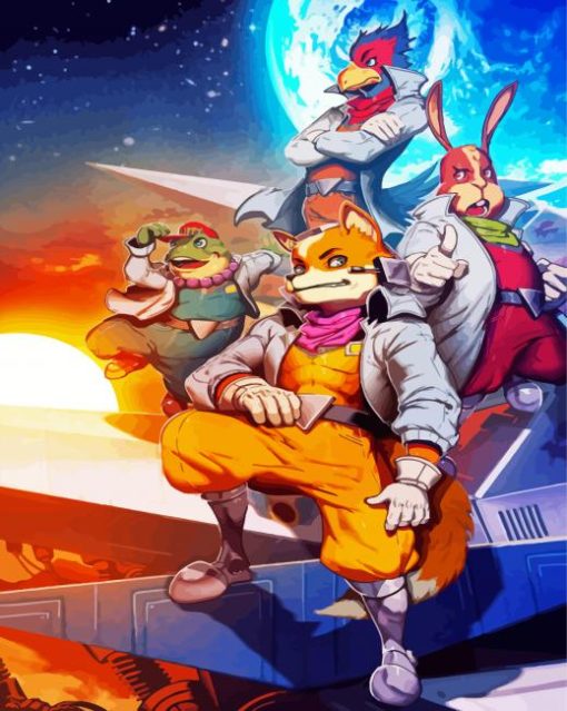 Star Fox Diamond Painting