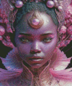 African Girl Diamond Painting