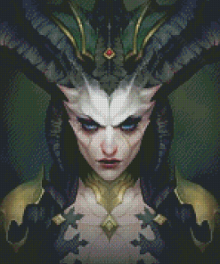 Devil Lady Diamond Painting