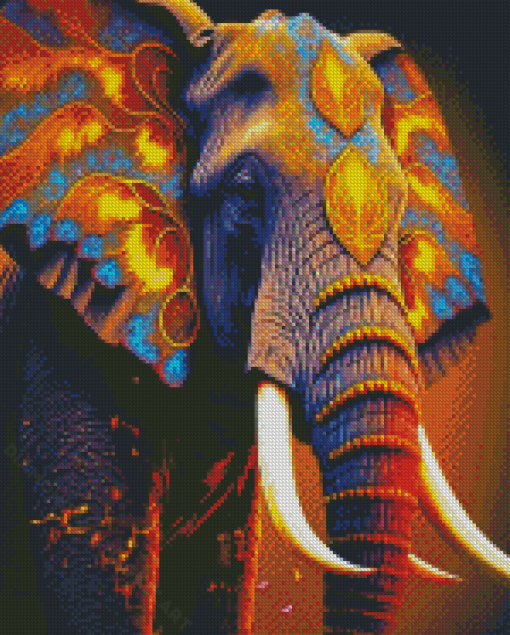 Aesthetic Elephant Diamond Painting