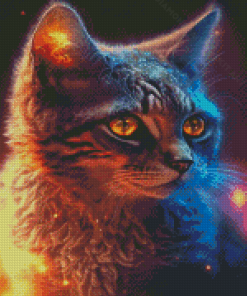 Galaxy Cat Diamond Painting