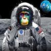 Space Astronaut Chimp Diamond Painting