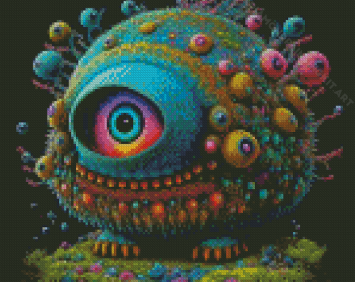 Weird Eyes Diamond Painting