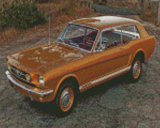 Ford Mustang 65 Diamond Painting