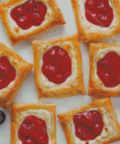 Cherry Danish Sweet Diamond Painting