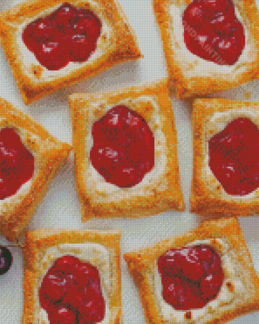 Cherry Danish Sweet Diamond Painting