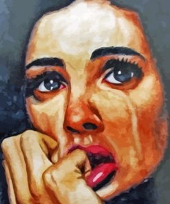 Woman Crying Diamond Painting