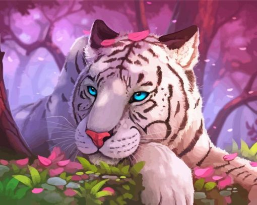 Cute Tiger Diamond Painting