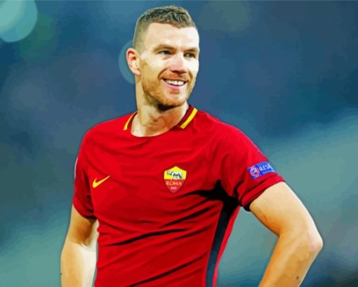 Edin Dzeko Diamond Painting