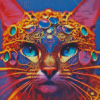 Fancy Cat Diamond Painting