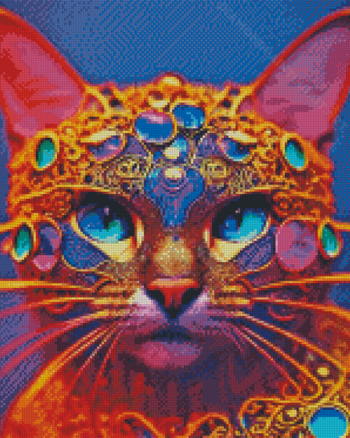 Fancy Cat Diamond Painting