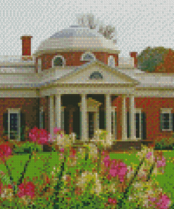 Monticello Virginia Diamond Painting