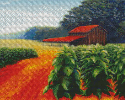 Tobacco Barn Diamond Painting