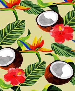 Tropical Coconuts Diamond Painting