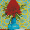 Vintage Waratah Diamond Painting