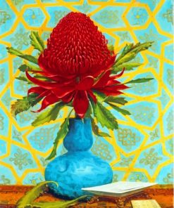 Vintage Waratah Diamond Painting