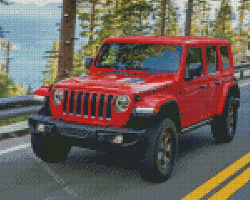 Jeep Wrangler Diamond Painting