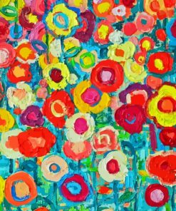 Wild Flowers Diamond Painting