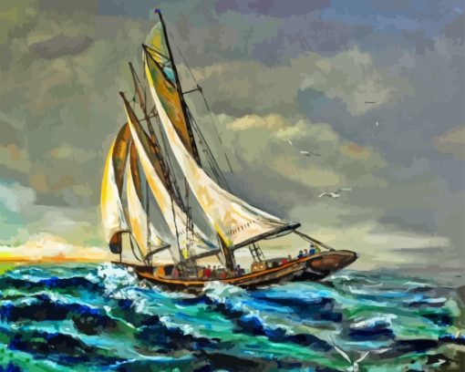 Aesthetic Bluenose Diamond Painting