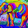 Colourful Elephant Diamond Painting