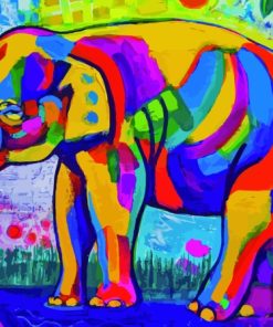 Colourful Elephant Diamond Painting