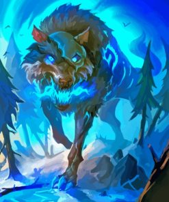 Aesthetic Fenrir Diamond Painting