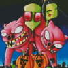 Invader Zim Diamond Painting