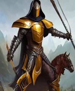 Knight In Armor Diamond Painting