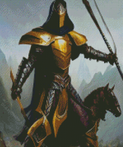 Knight In Armor Diamond Painting