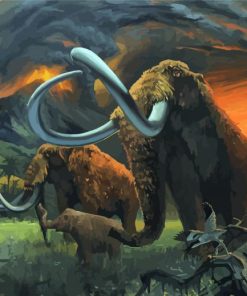 Aesthetic Mammoth Diamond Painting