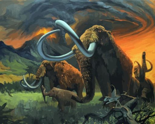 Aesthetic Mammoth Diamond Painting