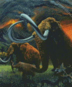 Aesthetic Mammoth Diamond Painting