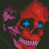 Red Skull Diamond Painting