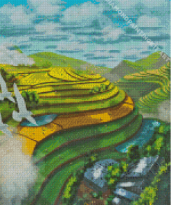 Rice Terraces Diamond Painting