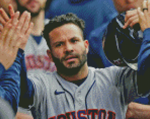 José Altuve Diamond Painting