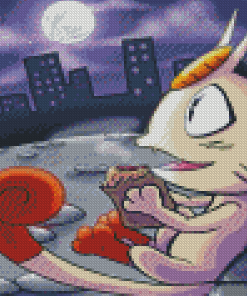 Aesthetic Meowth Diamond Painting