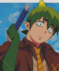 Amaimon Blue Exorcist Diamond Painting