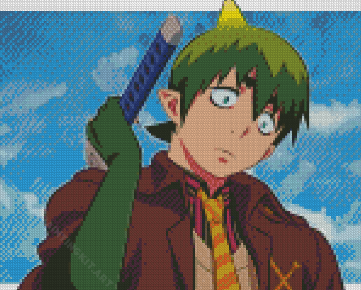 Amaimon Blue Exorcist Diamond Painting