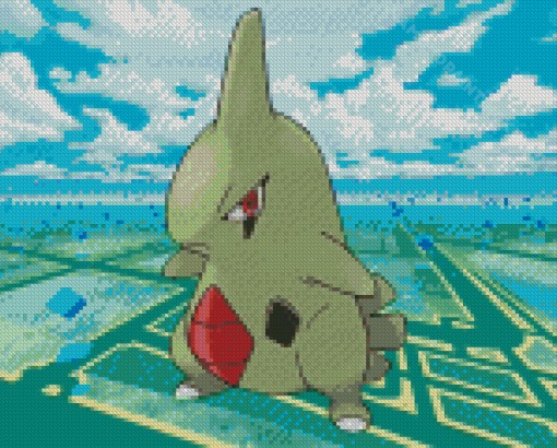 Pokemon Larvitar Diamond Painting