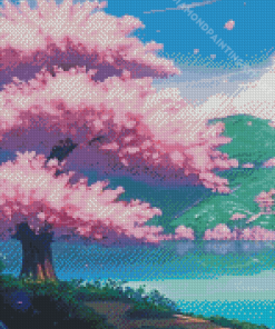 Cherry Blossom Diamond Painting