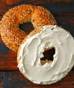 Bagel With Cream Diamond Painting