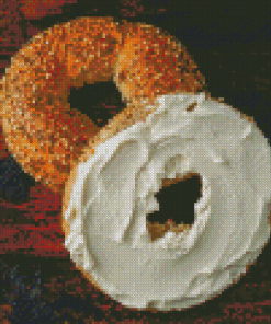 Bagel With Cream Diamond Painting