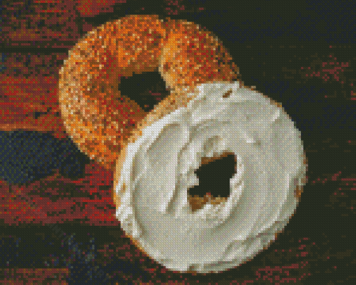 Bagel With Cream Diamond Painting