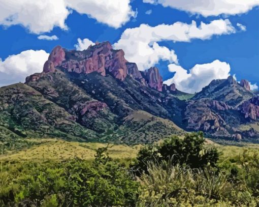 Chisos Mountain Diamond Painting