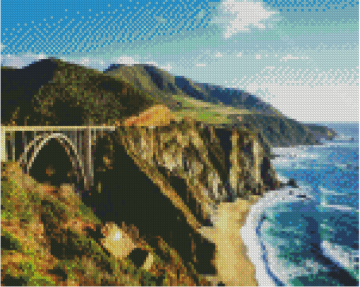 Bixby Creek Bridge Diamond Painting